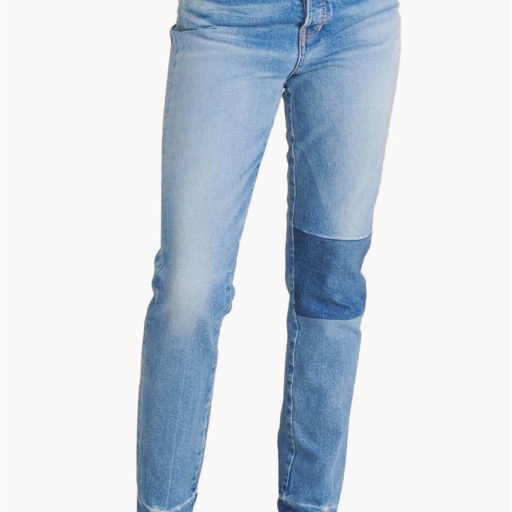 Veronica Beard Light Blue Straight Leg Denim Jeans